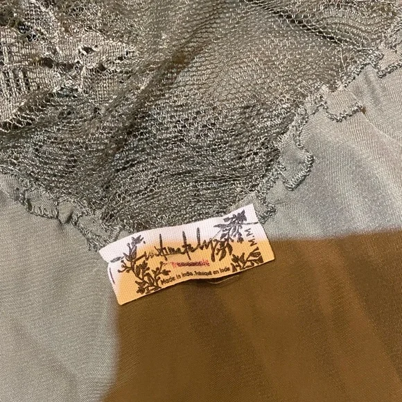 Forest green lace slip dress tunic…reserved… - Picture 3 of 10